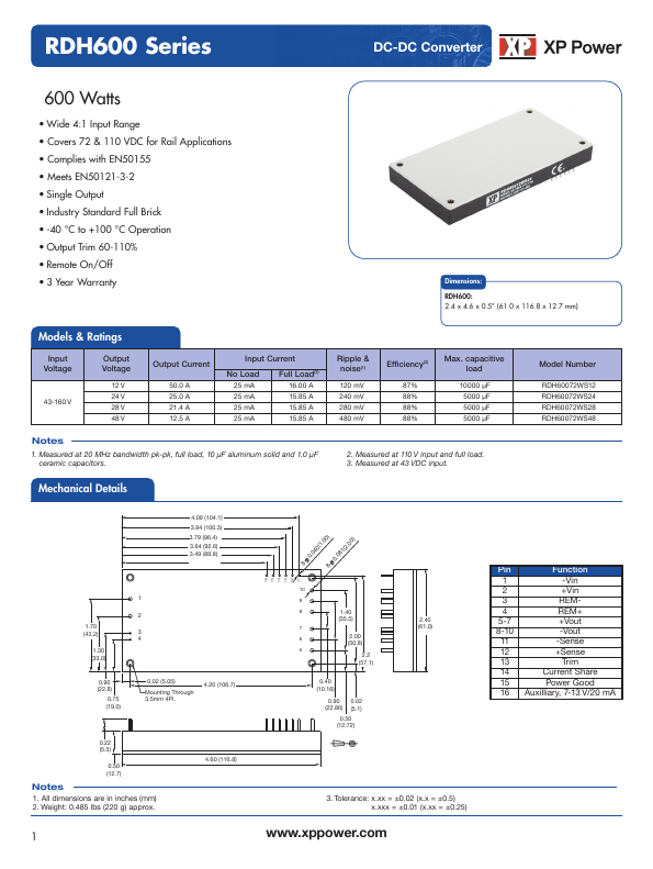 RDH60072WS48