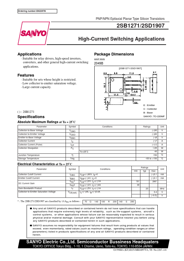 2SB1271