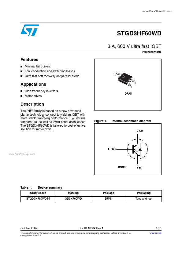 STGD3HF60WD