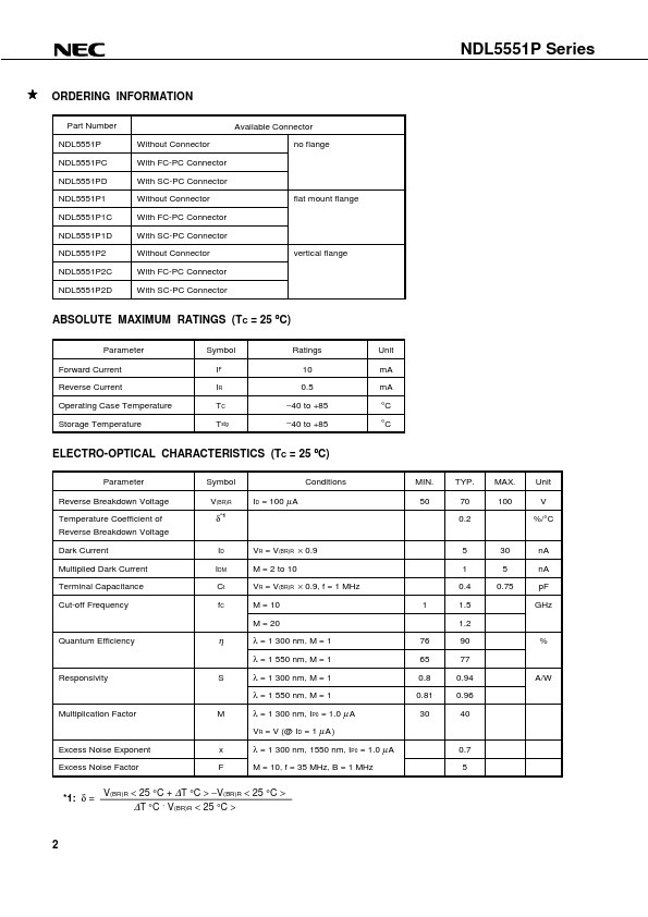 NDL5551P