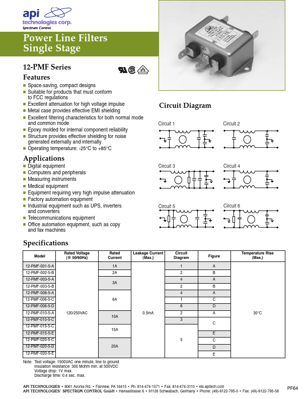 12-PMF-020-5-E