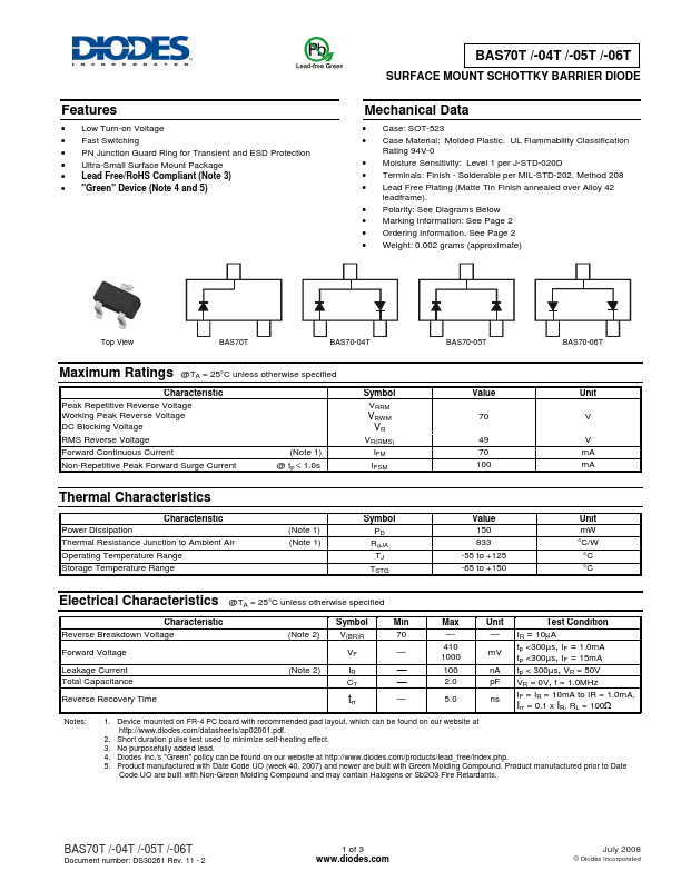 BAS70-06T