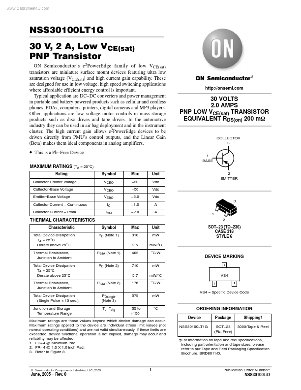 NSS30100LT1G