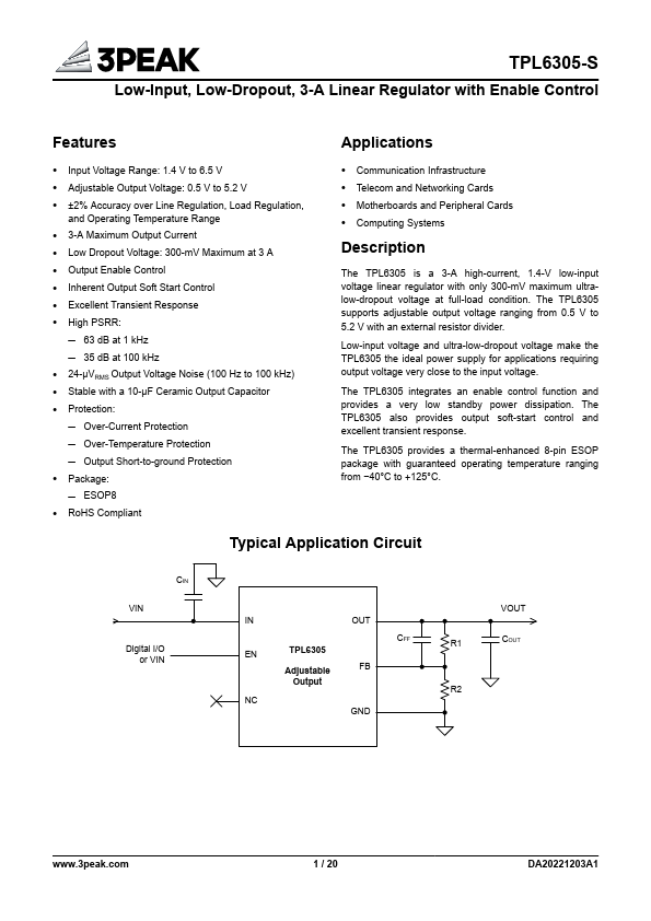 TPL6305-S Datasheet Preview