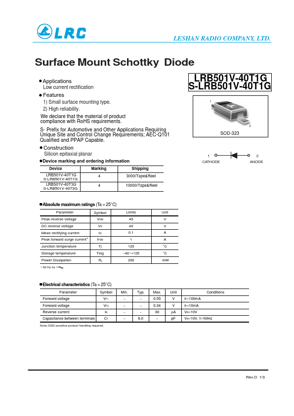 S-LRB501V-40T1G