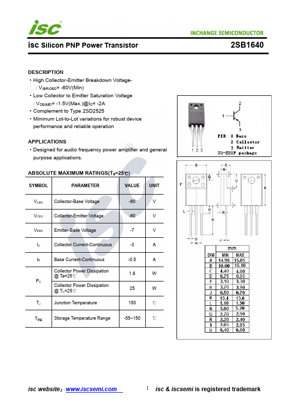 2SB1640