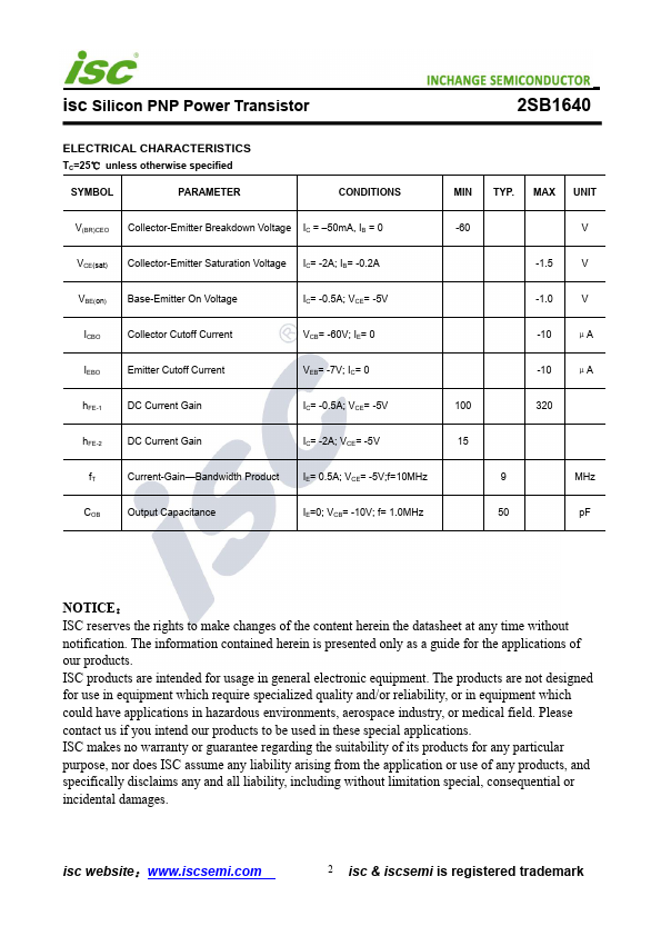 2SB1640