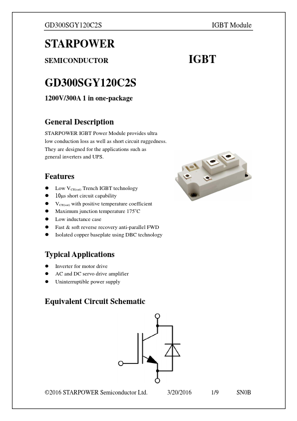 GD300SGY120C2S Datasheet Preview