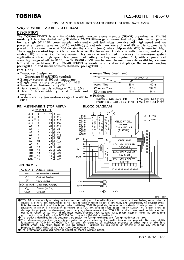 TC554001FI