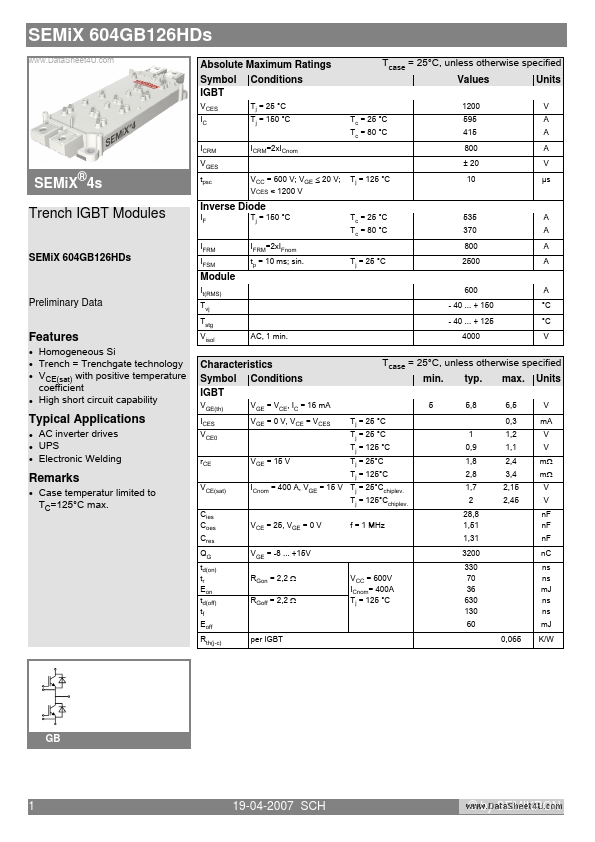 SEMIX604GB126HDS