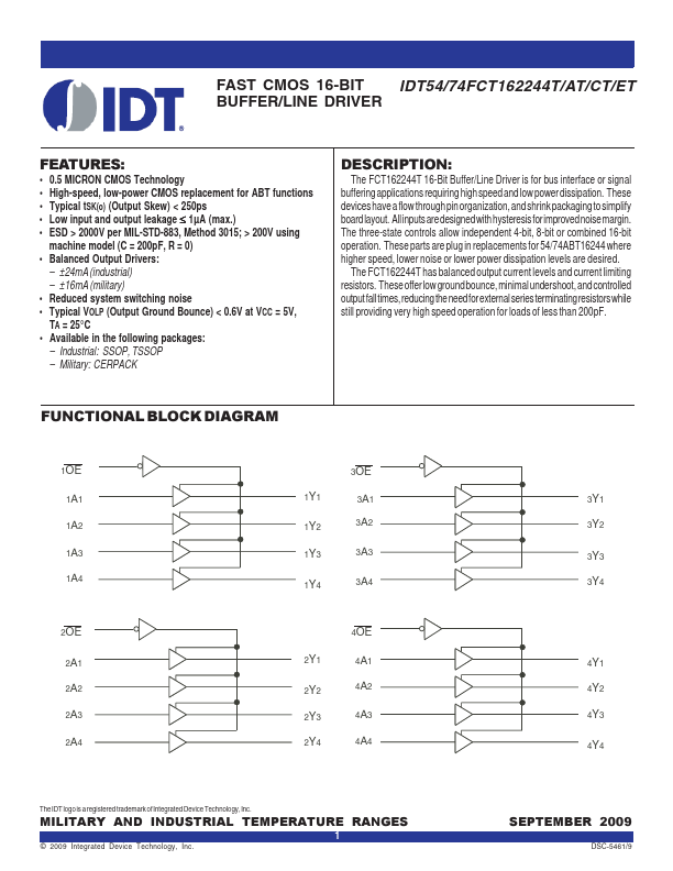 IDT74FCT162244T