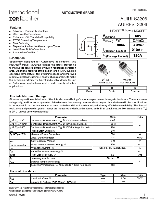 AUIRFSL3206