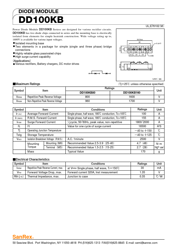 DD100KB160