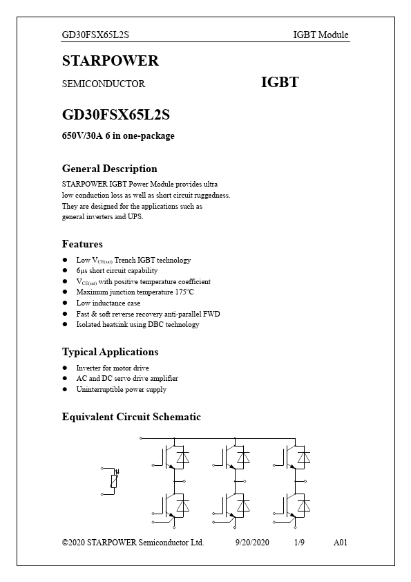 GD30FSX65L2S Datasheet Preview
