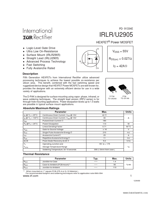 IRLR2905