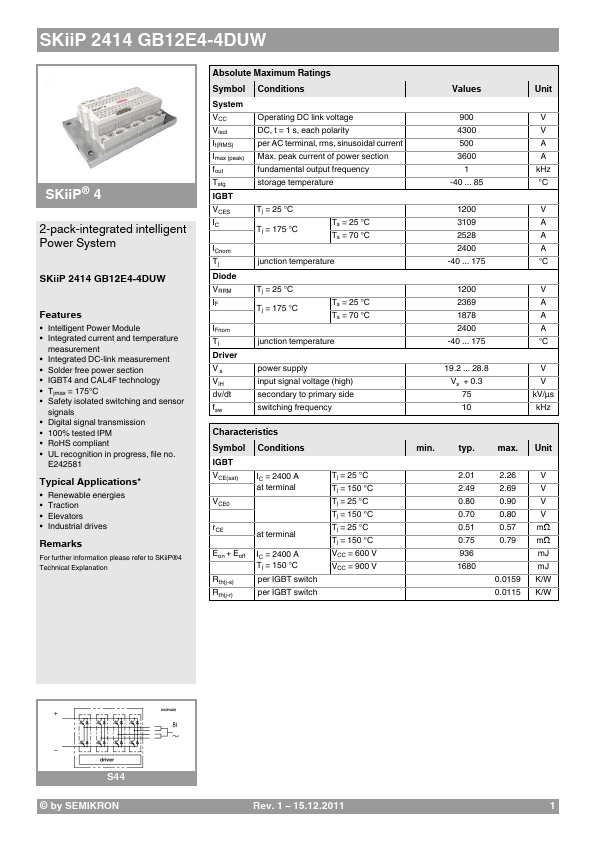 SKiiP2414GB12E4-4DUW