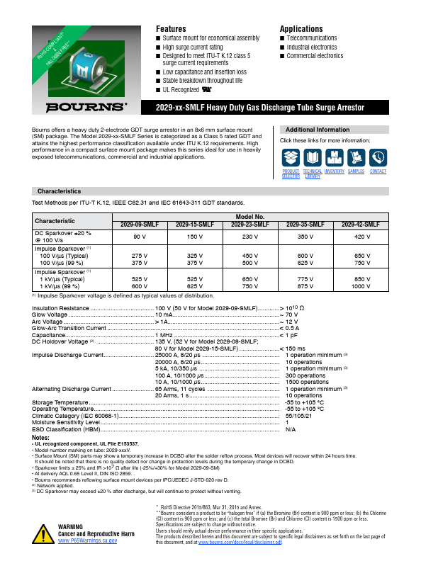 2029-09-SMLF Datasheet Preview