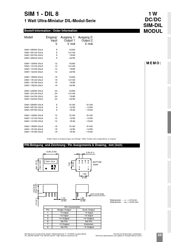 SIM1-0505D-DIL8