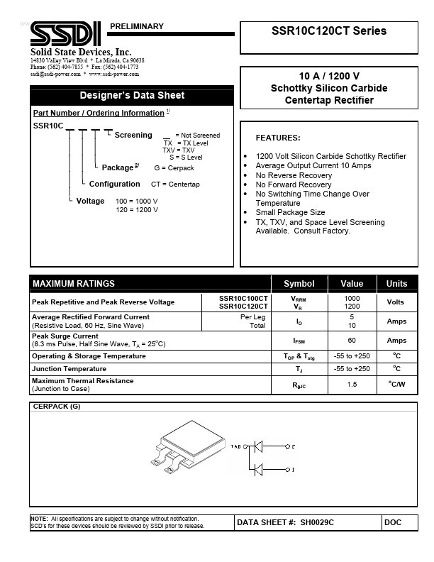 SSR10C100CT