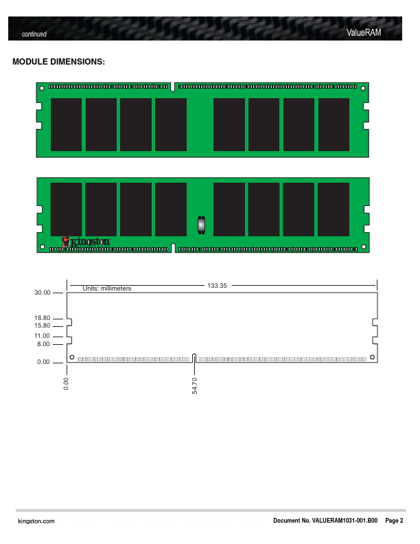 KVR1333D3N9-8G