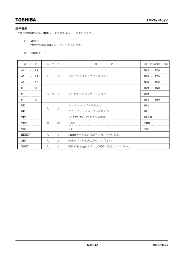 TMP47P403VN