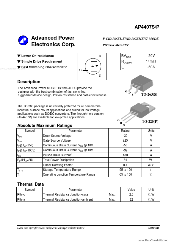 AP4407S