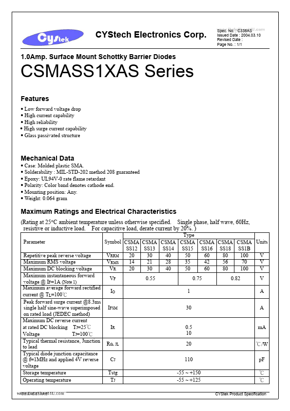 CSMASS1XAS