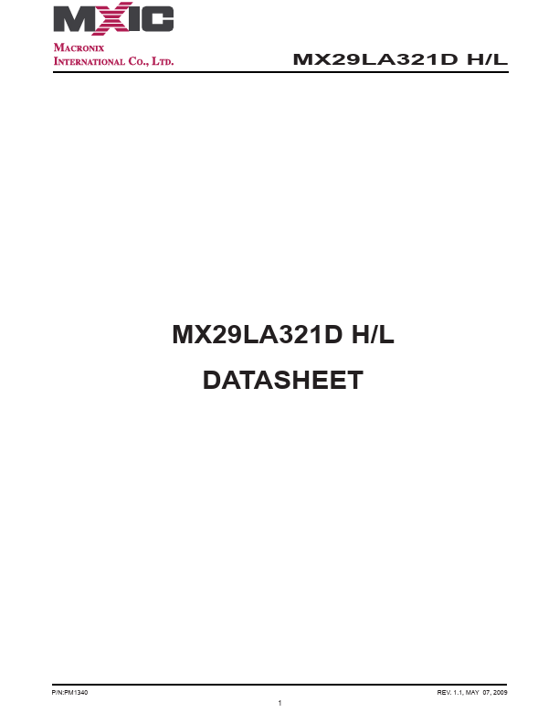 MX29LA321DH