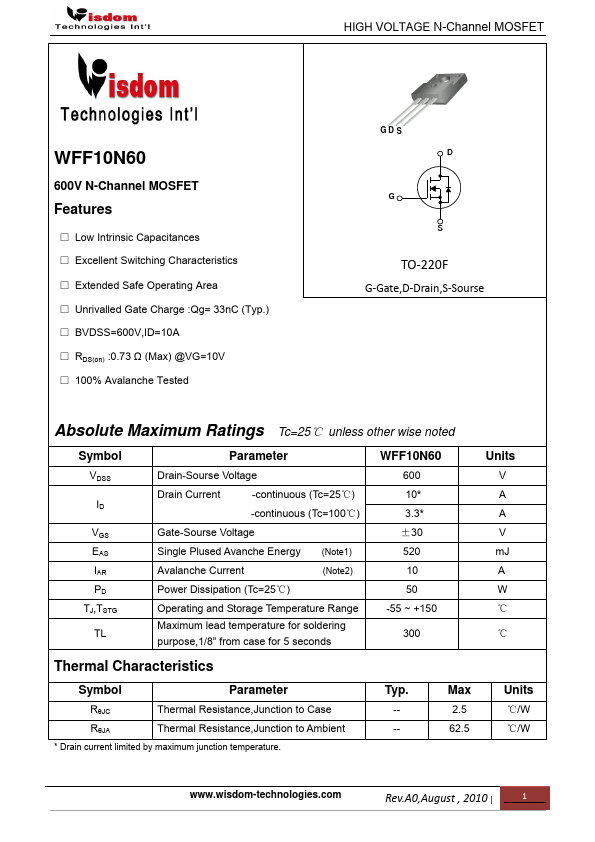 WFF10N60