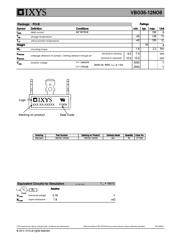 VBO36-12NO8