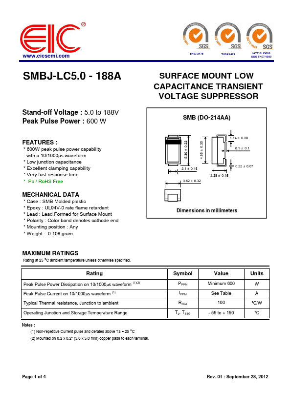 SMBJ-LC7.0A