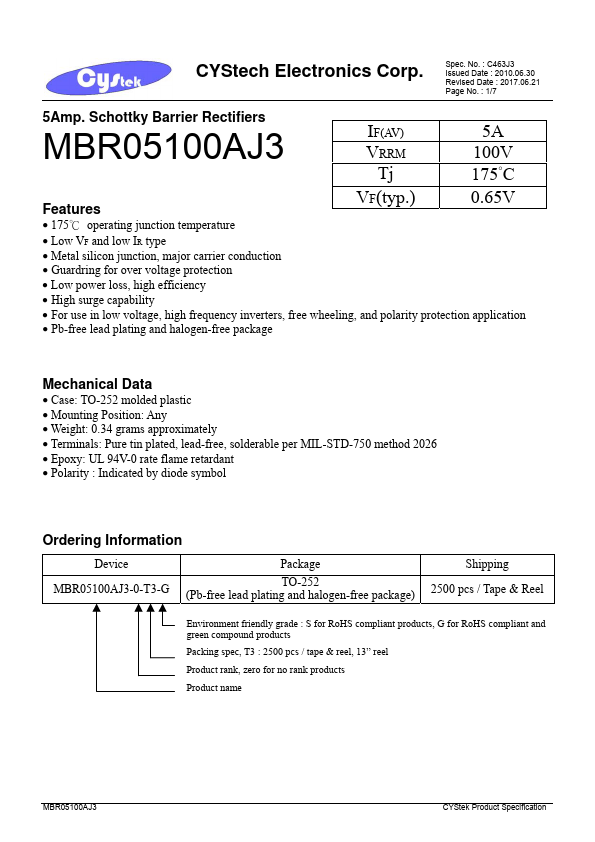 MBR05100AJ3