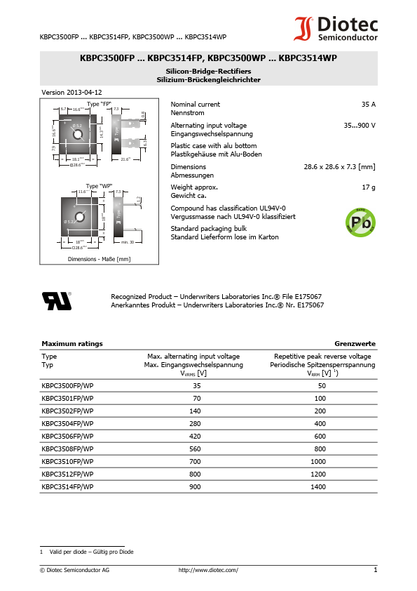 KBPC3500WP