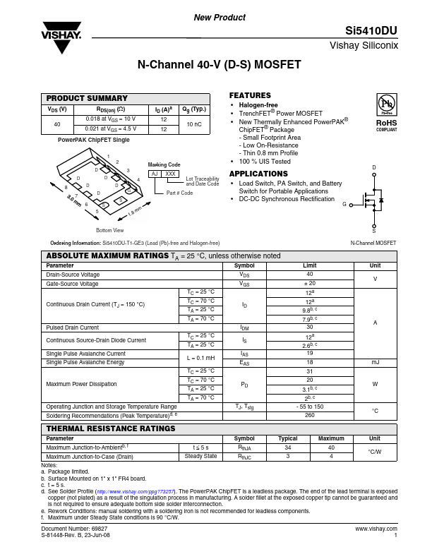 Si5410DU