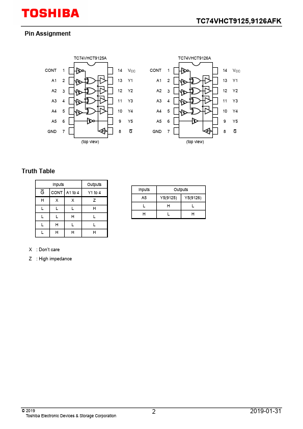 TC74VHCT9125AFK