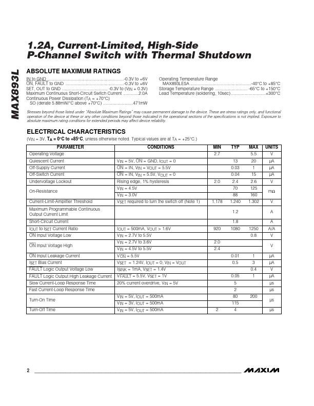 MAX893L