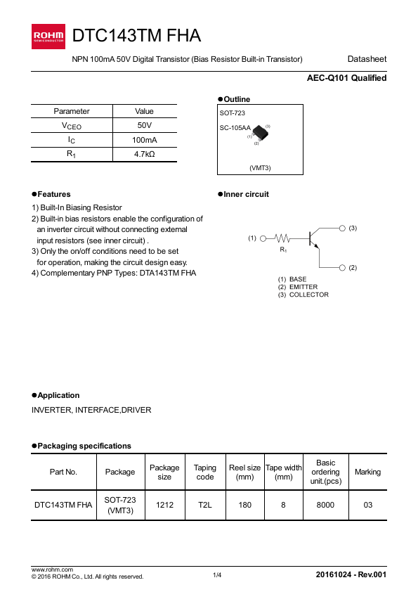 DTC143TMFHA