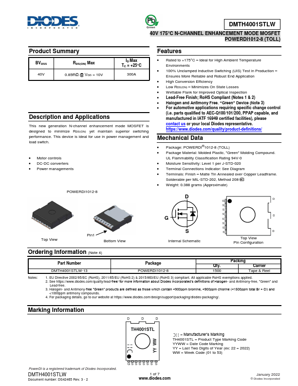 DMTH4001STLW