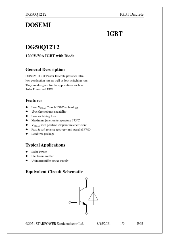 DG50Q12T2 Datasheet Preview