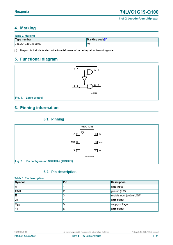 74LVC1G19-Q100