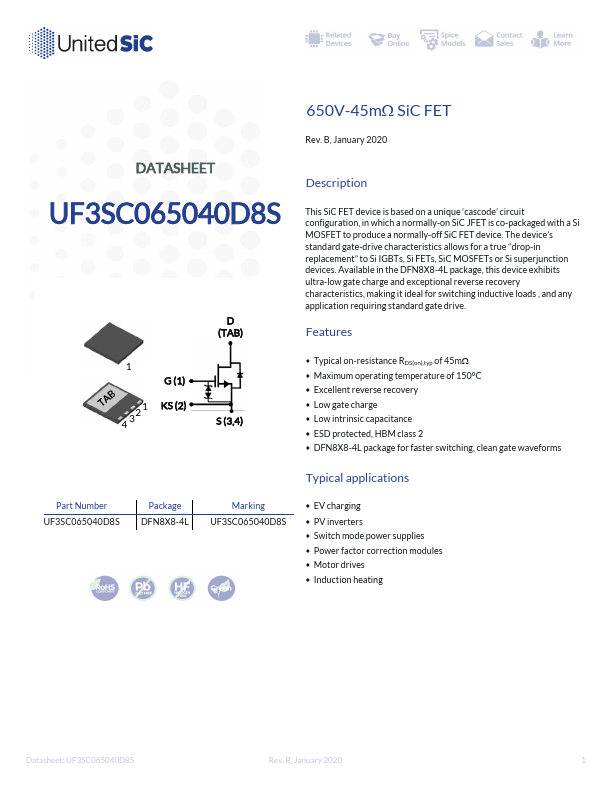 UF3SC065040D8S