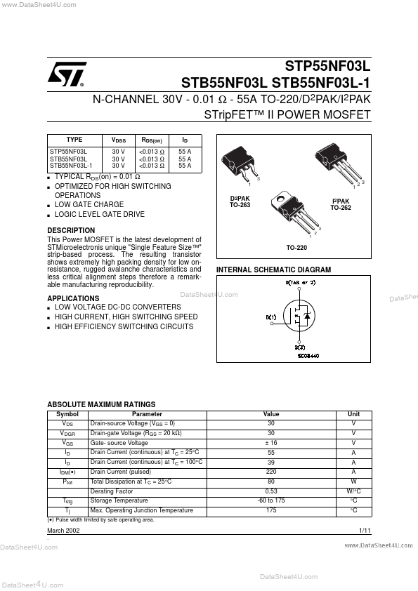 STB55NF03L-1