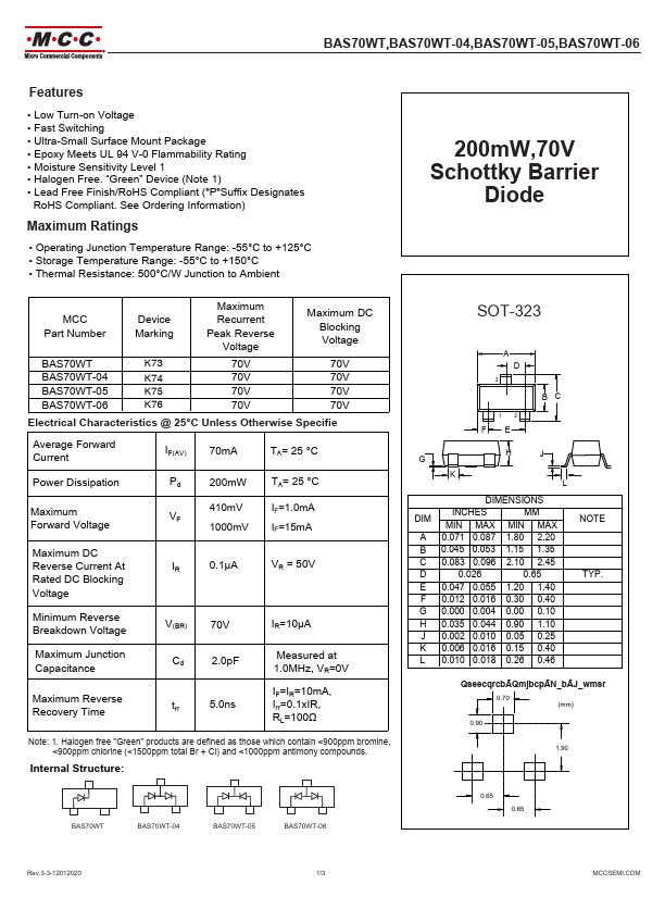 BAS70WT-04