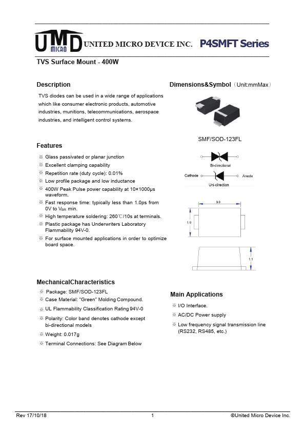 P4SMFT10CA