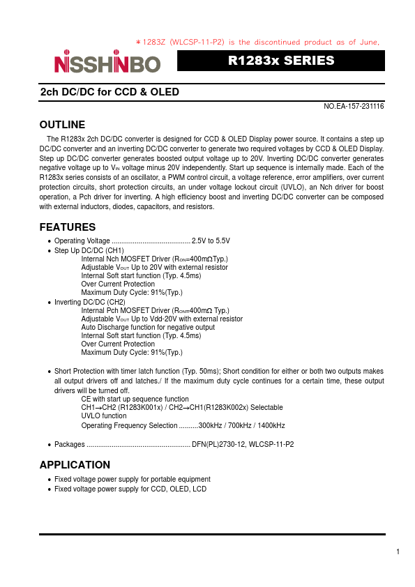 R1283K001C Datasheet Preview