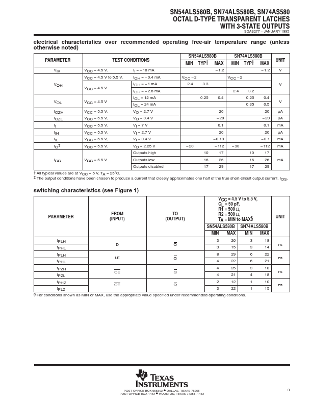 74ALS580