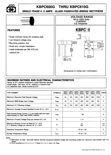 KBPC610G