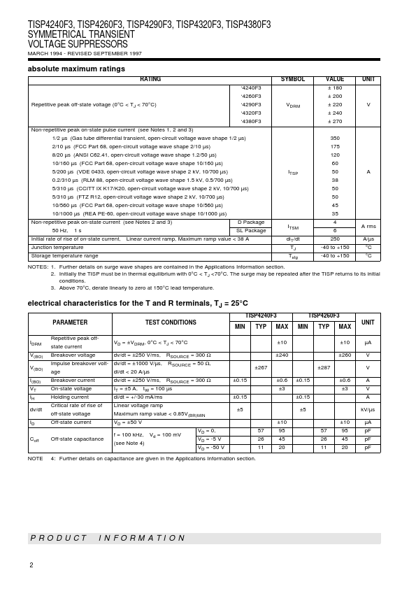 TISP4320F3