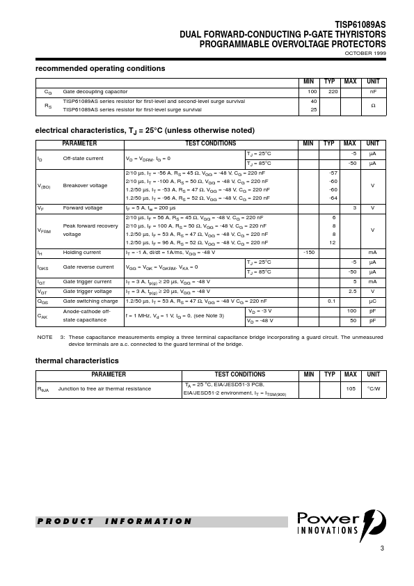 TISP61089AS