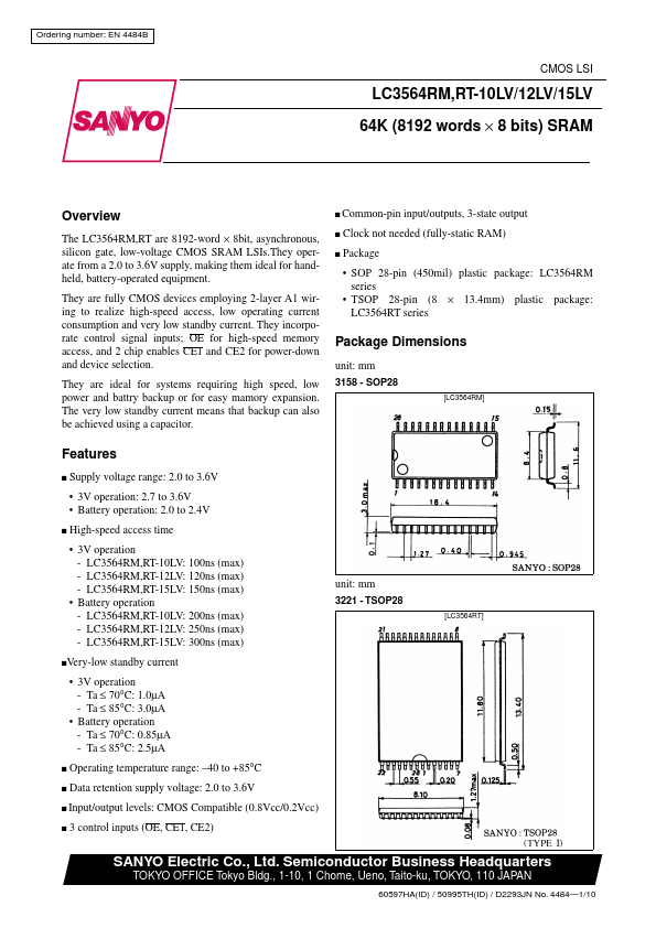 LC3564RT-10LV